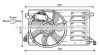 PRASCO MZ7545 Fan, radiator